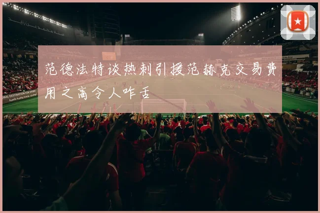 范德法特谈热刺引援范赫克交易费用之高令人咋舌